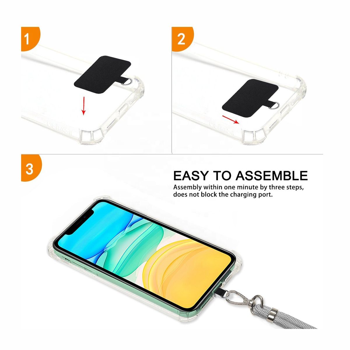 MONTREAL - Correa cordón para carcasa de celular universal