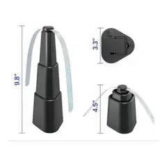 GENERICO - 1un Ventiladores Repelentes para Moscas - Portátiles y Sin sonido