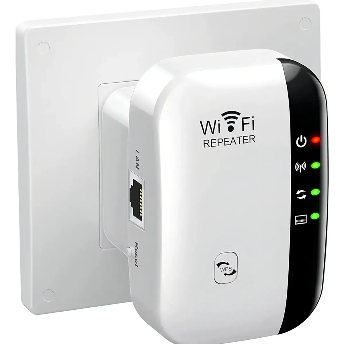 GENERICO - Repetidor Amplificador Wifi Señal 300 Mbps Color Blanco
