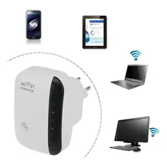 GENERICO - Repetidor Wifi 300mbps cuadrado Amplificador Señal Inalambrico Router Extensor Calidad