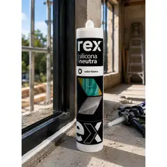 REX - Silicona neutra Blanca 300 ml.