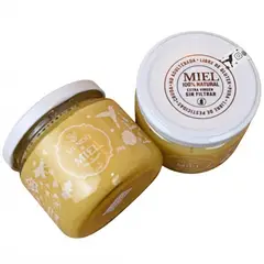 GENERICO - Miel multifloral mundo miel 250g miel cruda sin pesticidas sin filtrar libre de gluten