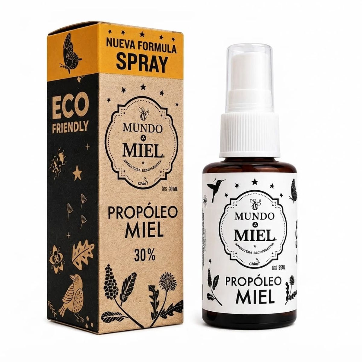 GENERICO - Propoleo natural en spray mundo miel organico