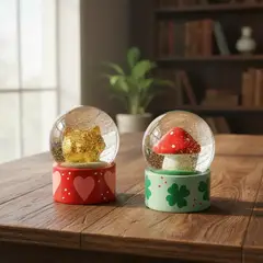 DIE SPIEGELBURG - Bola de nieve de cristal de la suerte (tamaño XS)
