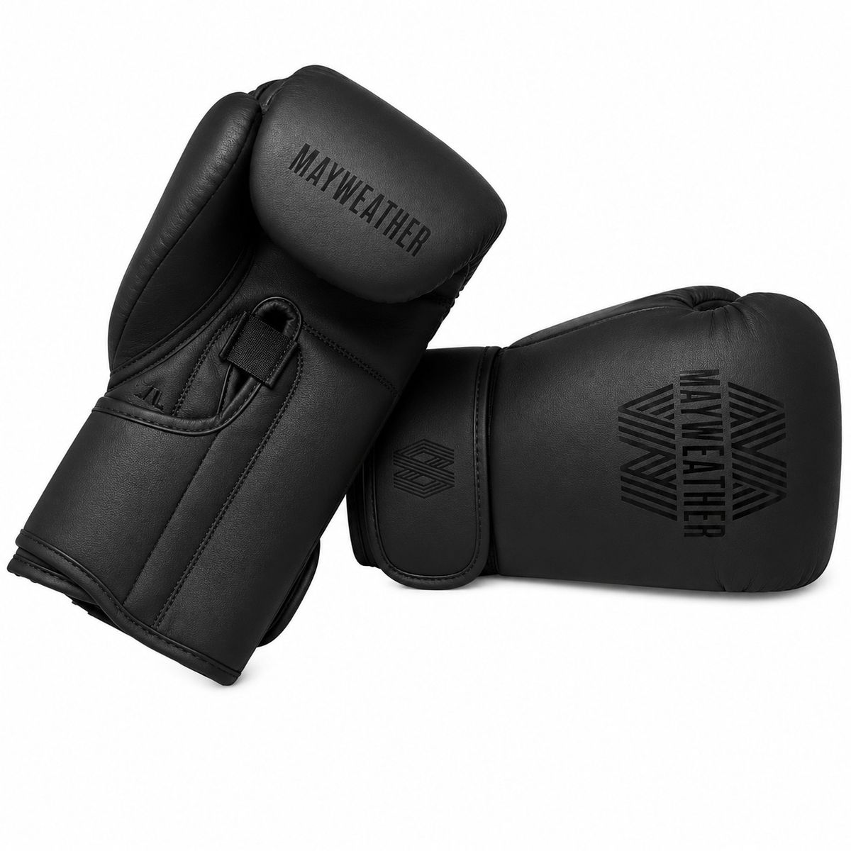 GENERICO - Guantes De Boxeo Profesional Hayabusa X Mayweather  Black Matte 14 Oz