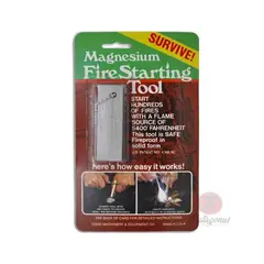 GENERICO - BARRA MAGNESIO INICIADOR FUEGO PEDERNAL