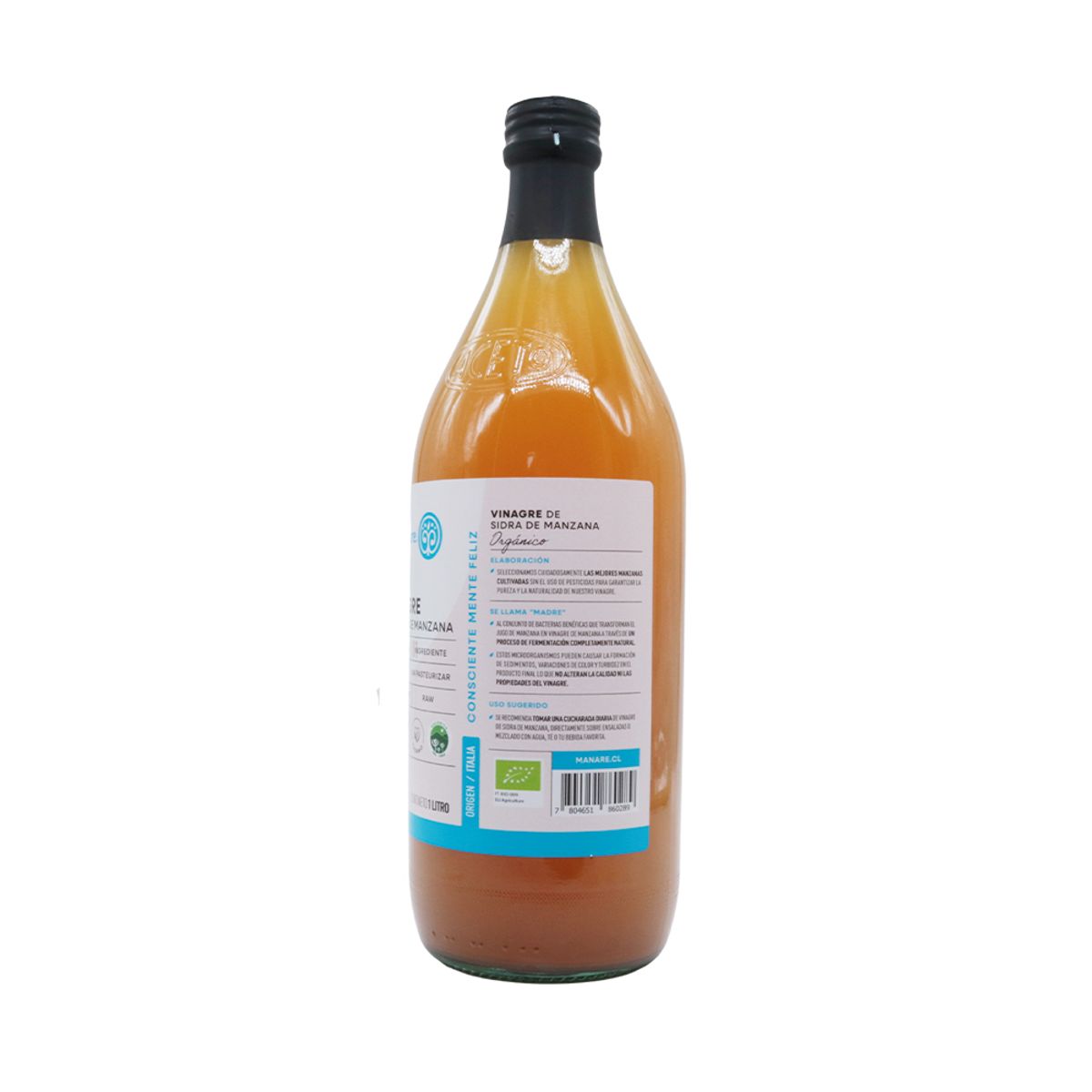 MANARE - Vinagre de Manzana Orgánico 1000 mL