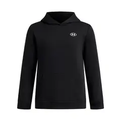 UNDER ARMOUR - Poleron Rival Fleece negro Niño