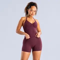 DEXUZ - Conjunto Deportivo Mujer DFYNE Impact Top Largo y Short 6.5