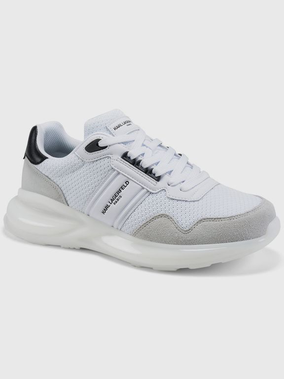 Zapatillas runner con logo lateral Blanco