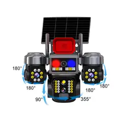GENERICO - Cámara De Seguridad Solar 12mp 4g 3 Lentes Ptz V380 Pro