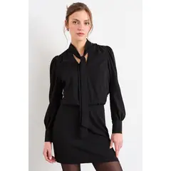 IO - Vestido Corto Mujer Negro