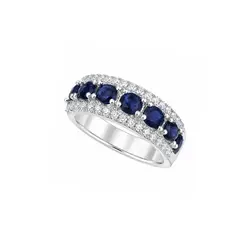 MERY SATT - Anillo Medio Cintillo Zafiro 2.70 CT 16