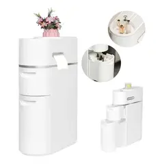 EVERSO - Mueble Estante Baño Organizador Repisas Cocina Esquinero