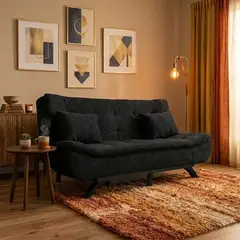GENERICO - Sofá Cama Plegable Reclinable Moderno 186 Cm