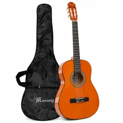 MERCURY - Guitarra Clasica Acustica De Niños Mcg34 34 + Funda | Natural