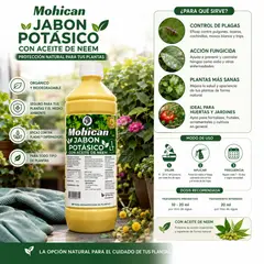 MOHICAN - Jabon Potásico Concentrado Aceite Neem 1 Lt
