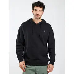 VOLCOM - Poleron Canguro Pulse Negro Hombre