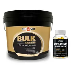 MUSASHI - Proteina Bulk Whey Protein Isolate 4 Lbs + Creatina 5000mg