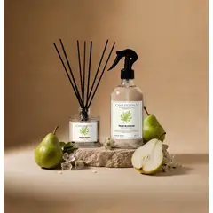 CASA DELFINA - Pack Difusor Aromático 120ml + Home Spray Pear Blossom - Dúo Ambientador