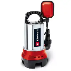 EINHELL - BOMBA SUMERGIBLE DE AGUAS SUCIAS - 17000 LH - 630W - CARCASA ACERO INOX