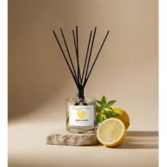 CASA DELFINA - Difusor de Varillas Aromático Lemon Verbena 200ml - Aromatizador de Ambientes