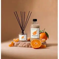 CASA DELFINA - Pack Difusor Aromático 200ml + Refill de Repuesto Sweet Clementine