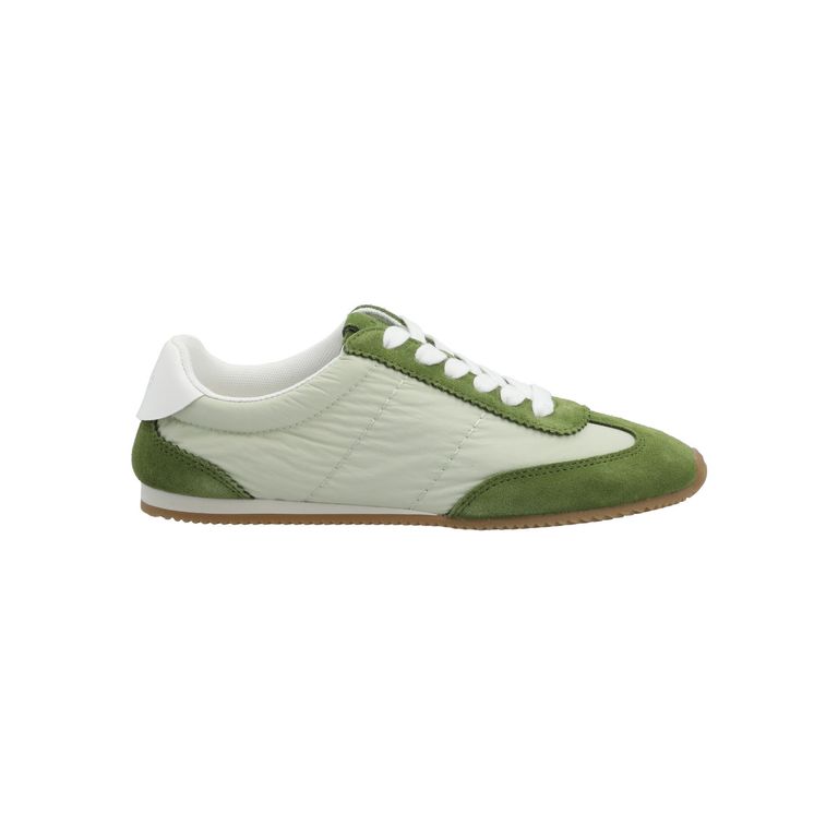 Zapatilla Cuero Mujer Hutt Verde