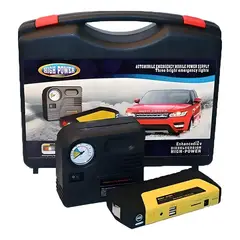 GENERICO - Compresor Cargador de Batería y Inflador de Llantas Portátil Para Auto