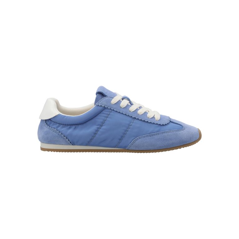 Zapatilla Cuero Mujer Hutt Azul