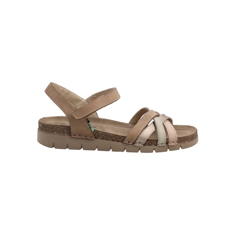 Sandalia Cuero Mujer Ottawa Beige