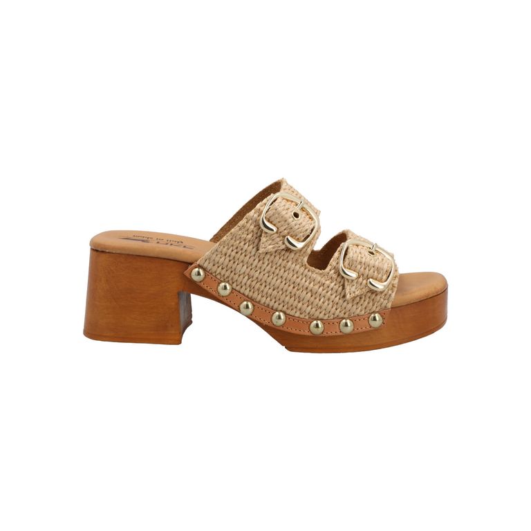 Sandalia Mujer Fiorella Beige