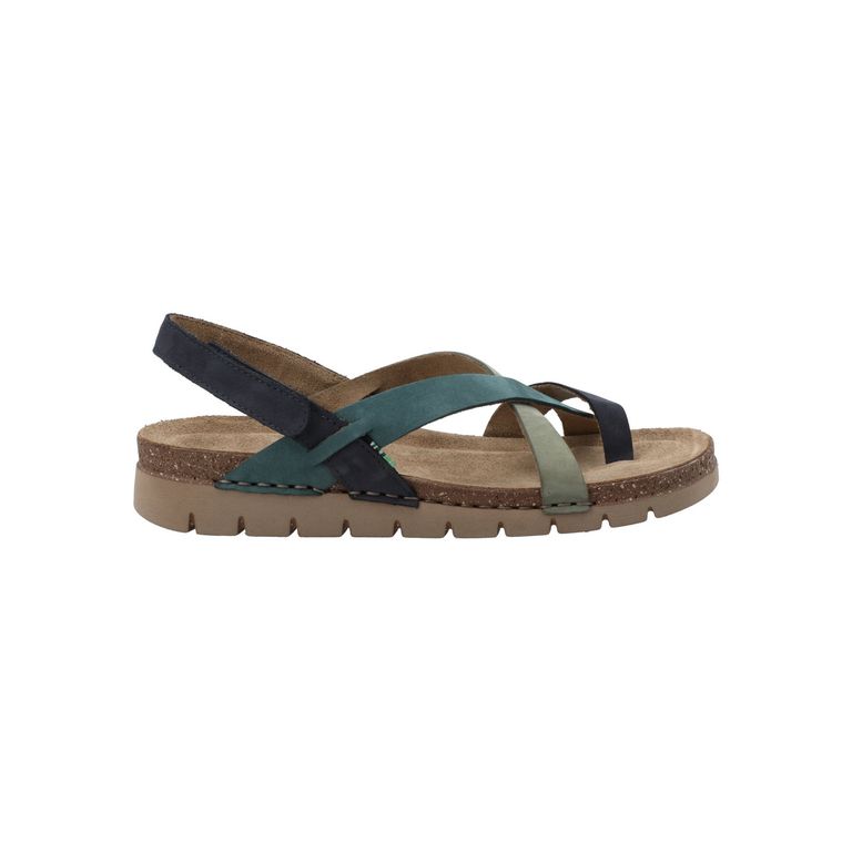 Sandalia Cuero Mujer Lungomare Azul