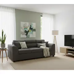 FANCY HOGAR - Sofa pufa 3 cuerpos