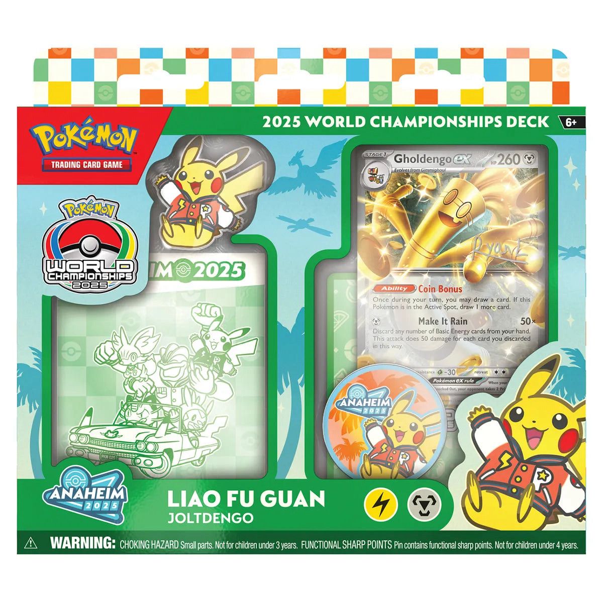 ANSALDO - Pokemon Tcg WC Deck (2025) Ing - Liao Fu Guan Joltdengo
