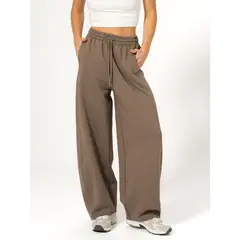BSOUL - Pantalón Mujer Balloon Taupe