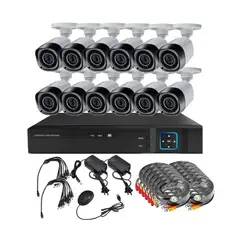 VIPA - Kit 12 Cámaras de Seguridad Exterior HD - E120L