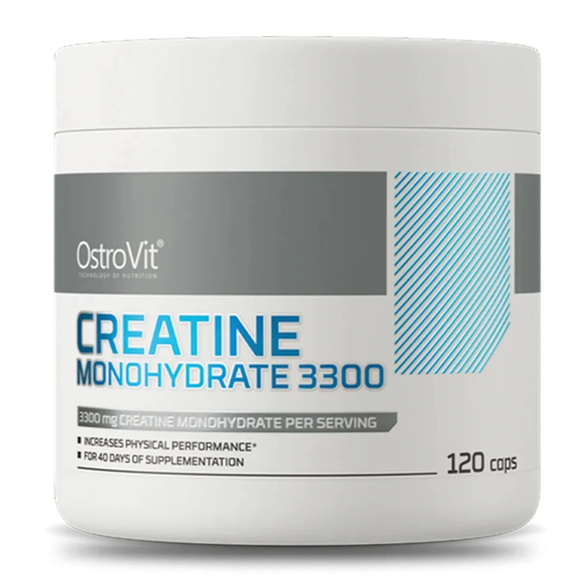 OSTROVIT - OSTROVIT CREATINA 3300 MG 120 CAPS SIN SABOR