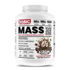 BASIC SUPPLEMENTS - BASIC GAINER MASS 6 LB COOKIES AND CREAM