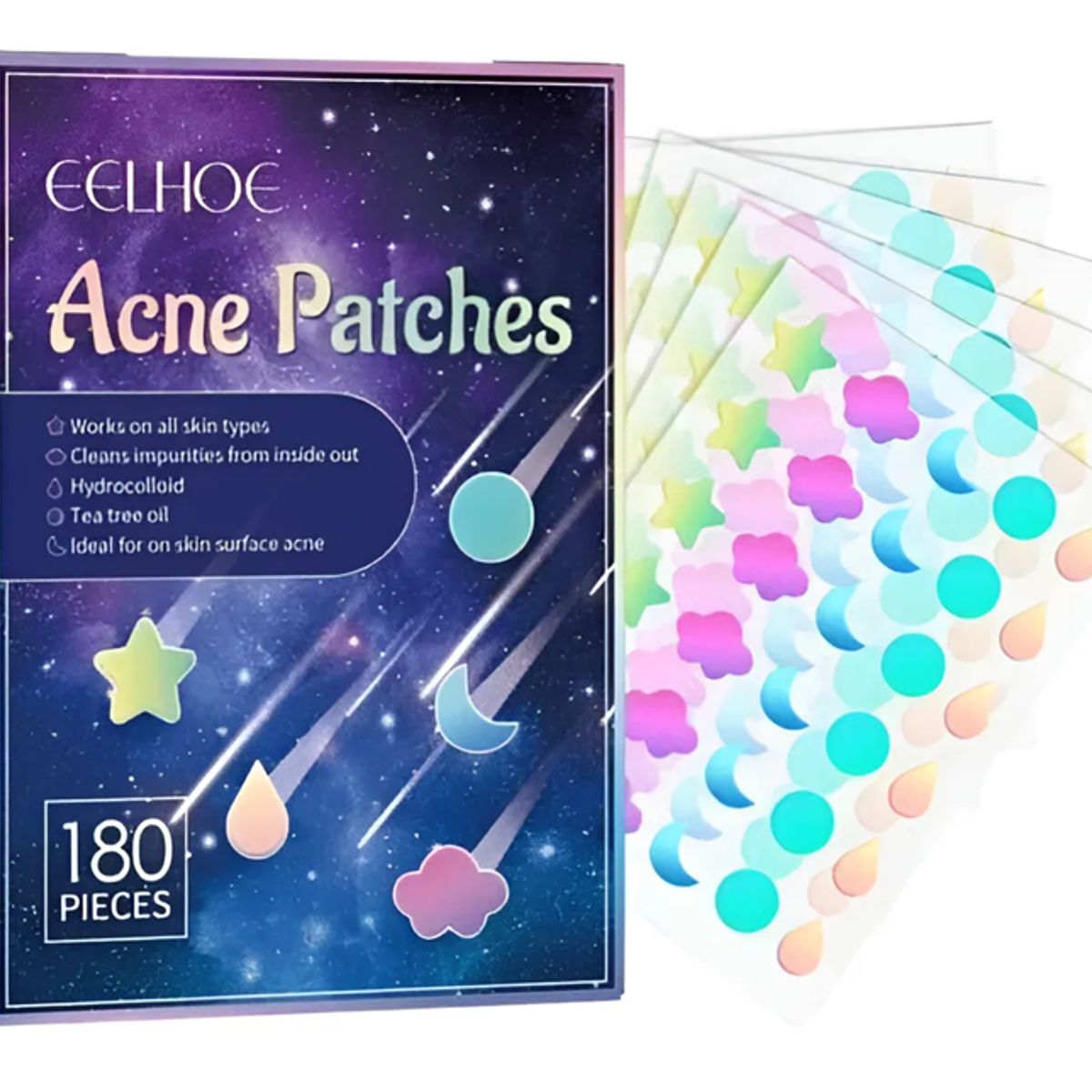 GENERICO - Parche Anti Acné para Granos Todo Tipo de Piel DíaNoche