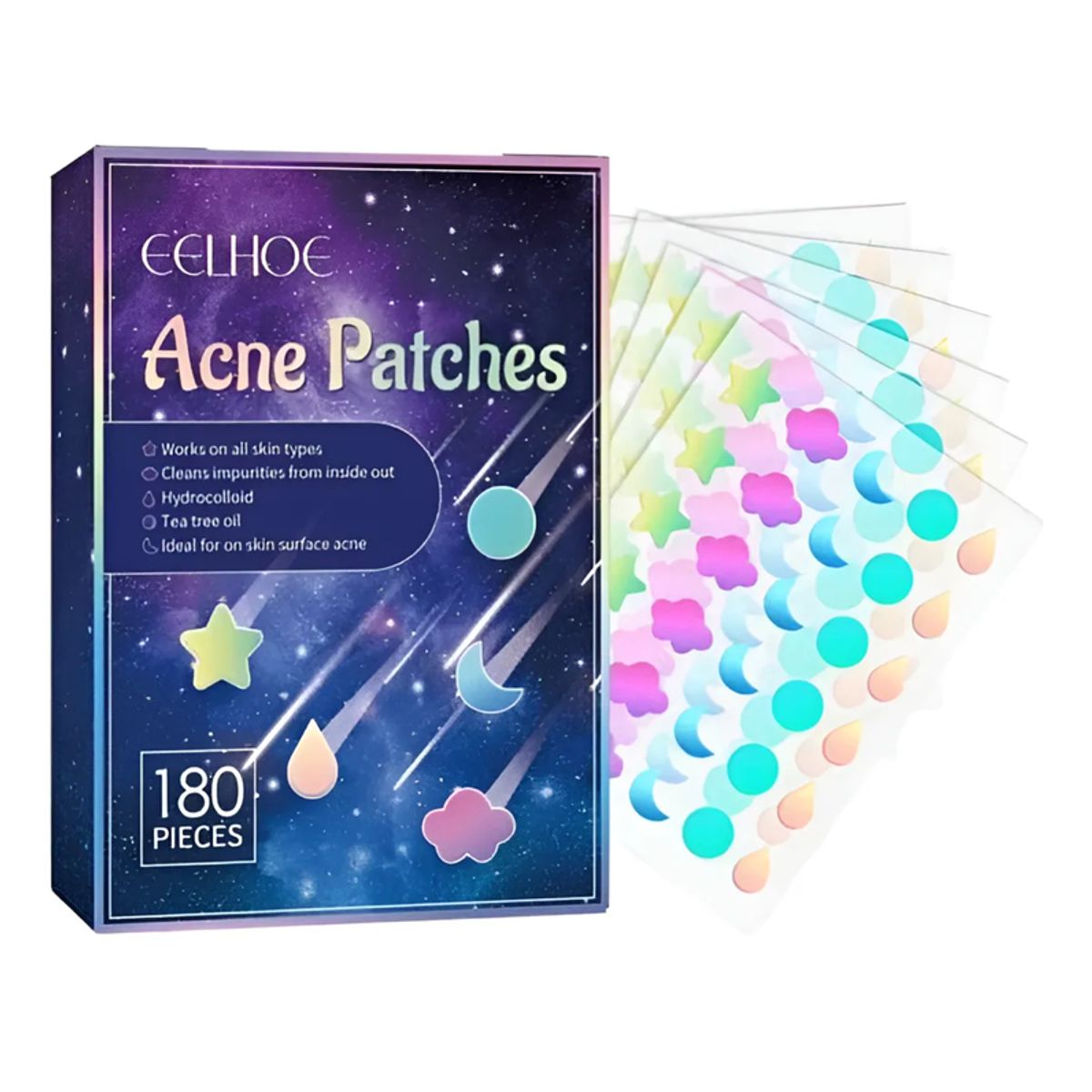 GENERICO - Parche Anti Acné para Granos Todo Tipo de Piel DíaNoche