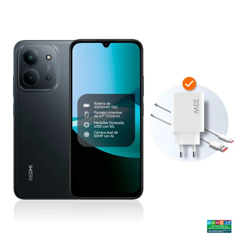 Redmi 15C 4G 256 GB 4 GB Gray