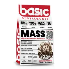 BASIC SUPPLEMENTS - BASIC GAINER MASS 15 LB COOKIES AND CREAM