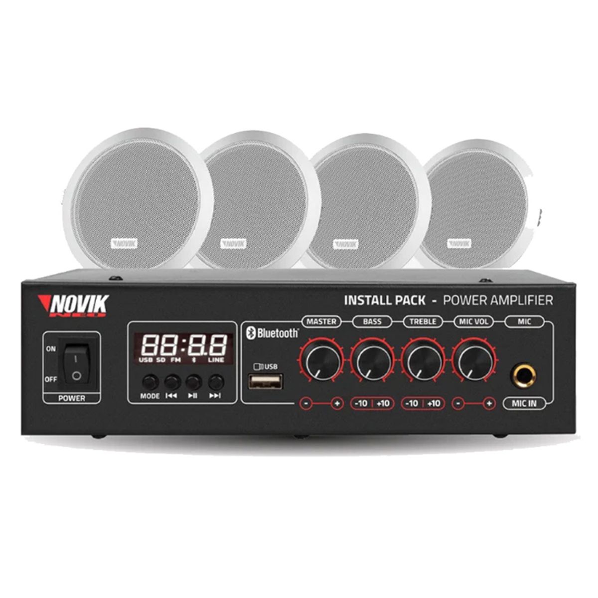 NOVIK NEO - Parlantes Sistema De Instalacion a techo Novik INSTALL PACK