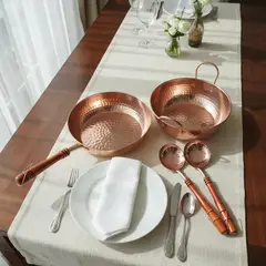 GENERICO - Set de cocina con paila de 5 litros y sartén grande de 33 cm con accesorios