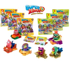GENERICO - Pack SuperZings 3 Super Slider + 3 Blaster Jets Serie 3 Y Serie 4