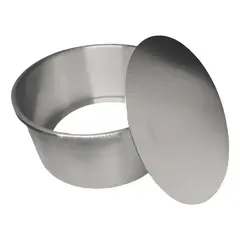 GENERICO - Molde desmontable de aluminio para pan de pascua de 18 cm