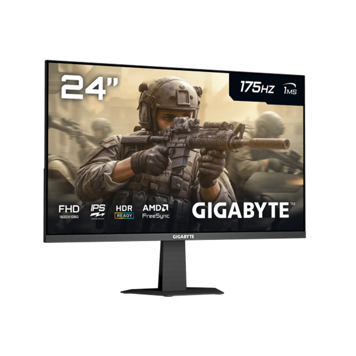 GIGABYTE - Monitor Gamer Gigabyte GS24F14A 24 Full HD IPS 175Hz 1ms
