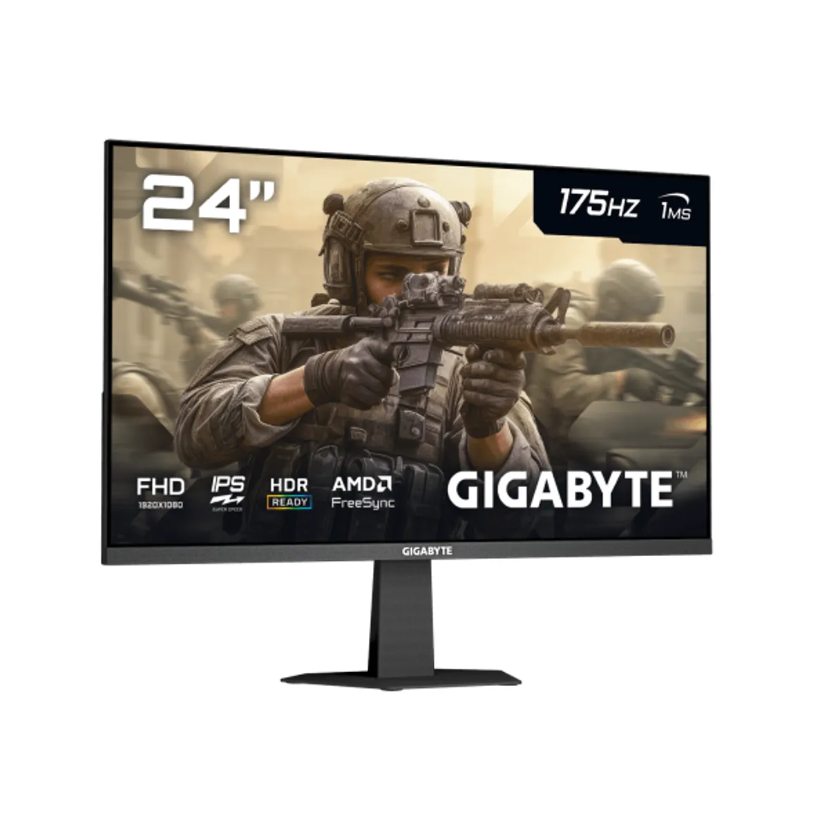 GIGABYTE - Monitor Gamer Gigabyte GS24F14A 24 Full HD IPS 175Hz 1ms