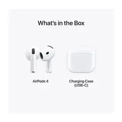 APPLE - AUDÍFONOS AIRPODS 4TA GENERACIÓN CON CANCELACIÓN ACTIVA DE RUIDO (ANC) REACONDICIONADO